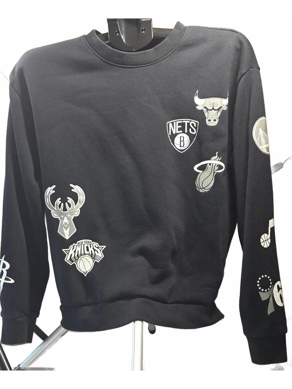Hollister NBA Logo Black Sweatshirt Medium